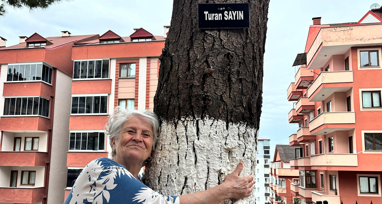 Hatıra ormanı değil site bahçesi