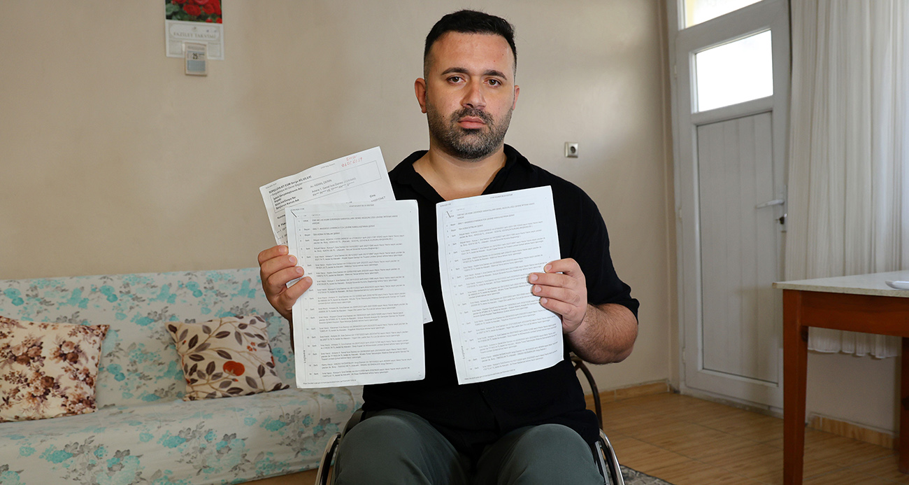 İş kazası sonucu felç kaldı, kazandığı 15 milyonluk tazminatı 6 yıldır alamadı