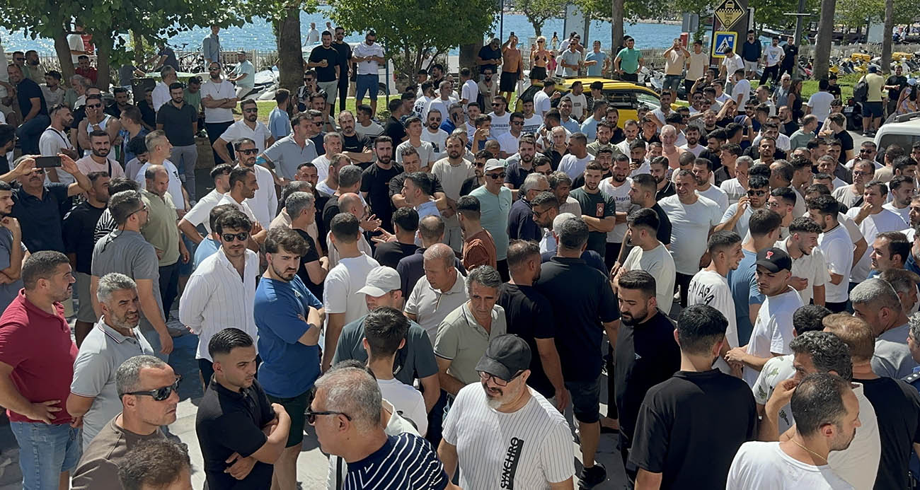 Marmaris’te Kapalıçarşı esnafı kesilen cezaları protesto etti