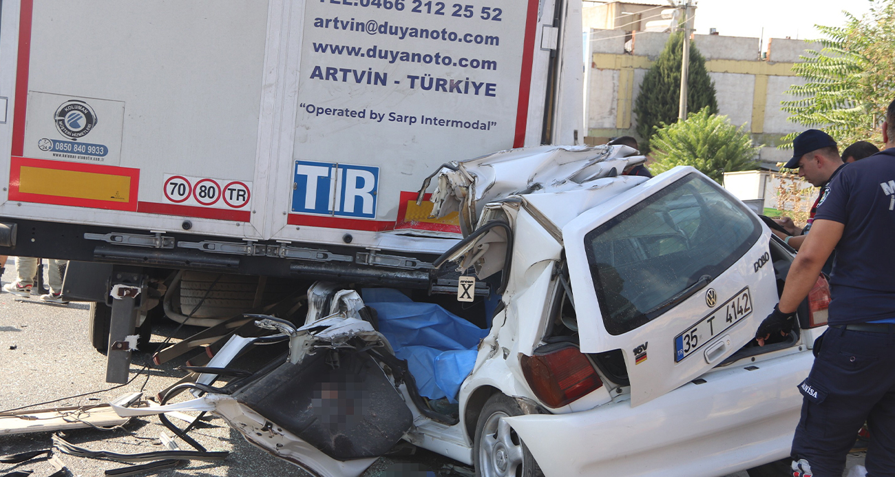 Manisa’da feci kaza!