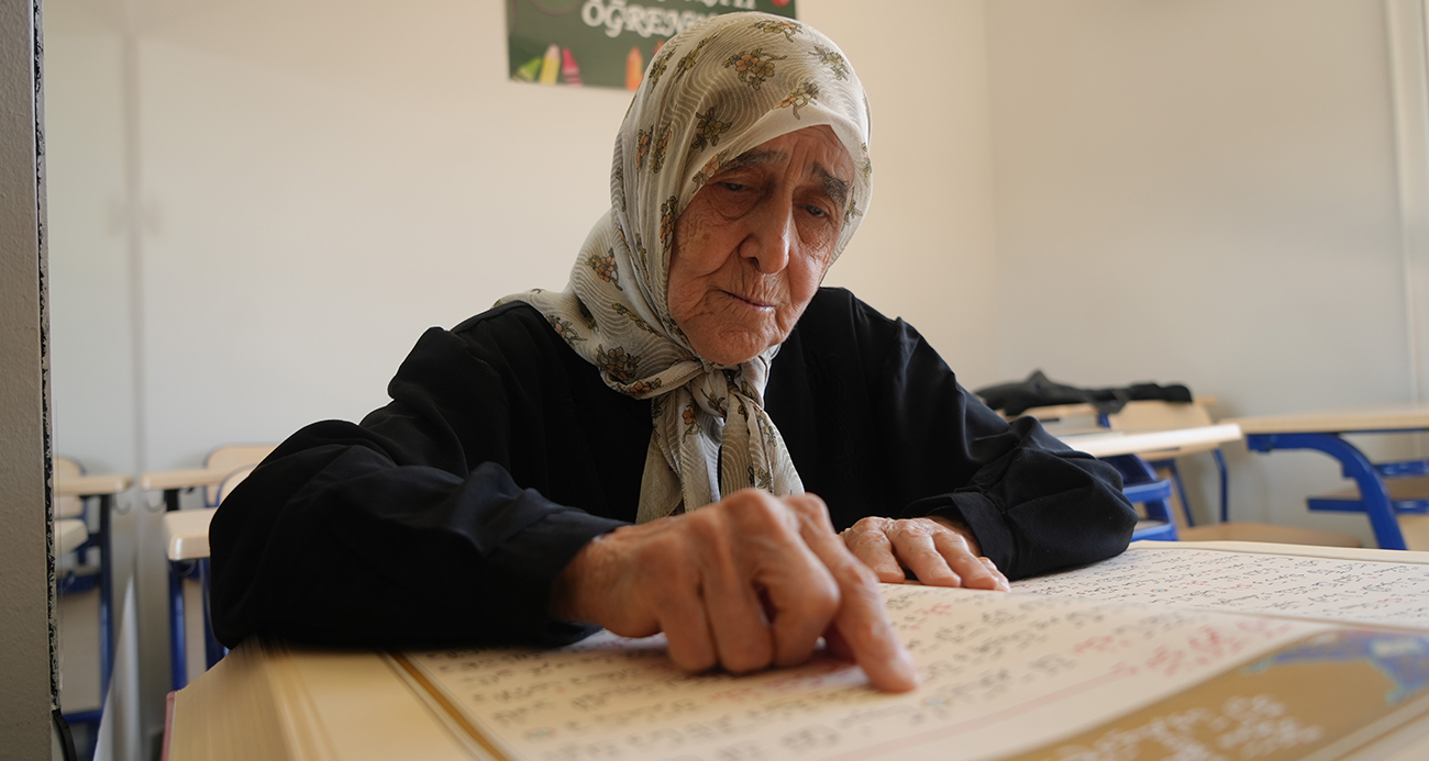 87 yaşında Kur’an-ı Kerim okumayı öğrendi