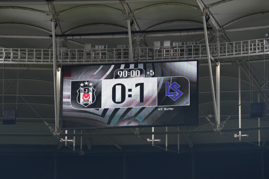 Beşiktaş, Avrupa’ya veda etti