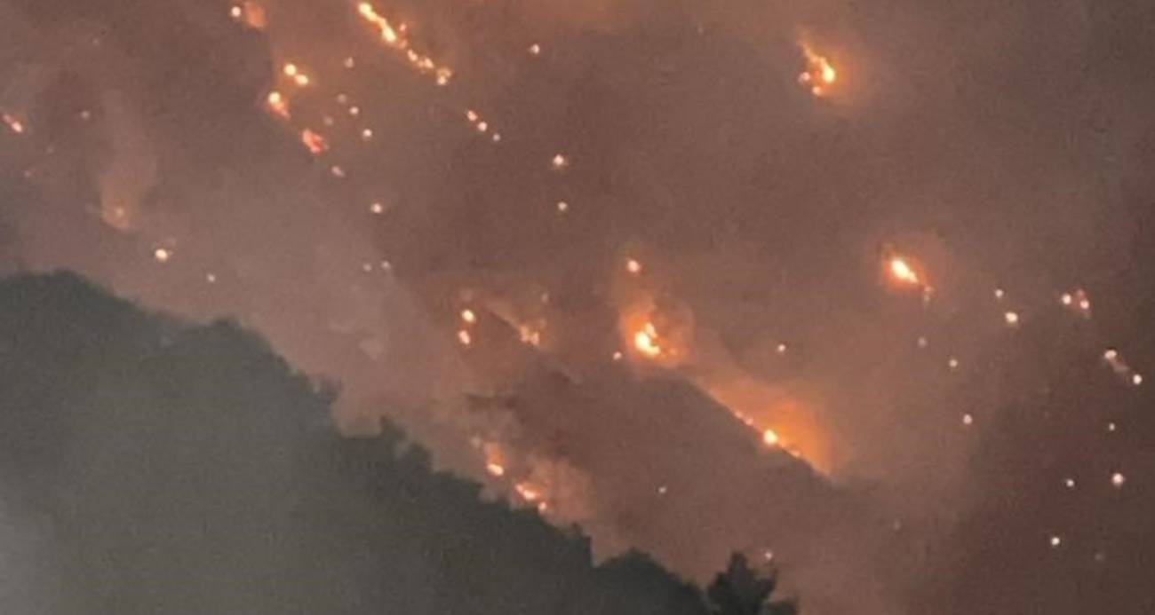 Buldan’da başlayan yangın Aydın’ın bazı mahallerine ulaştı