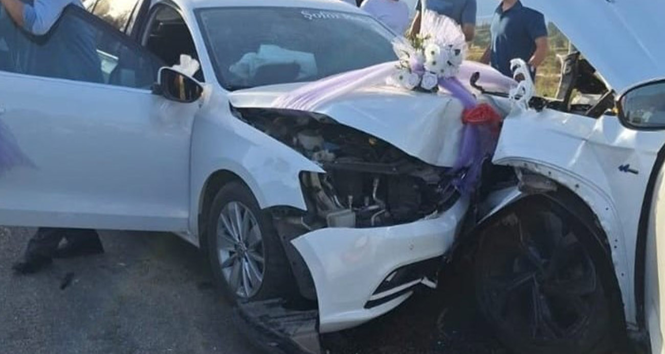 Muğla’da düğün konvoyunda kaza: 1’i ağır 6 yaralı