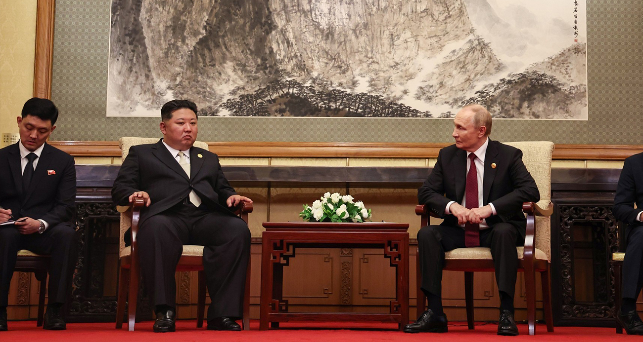 Rusya Devlet Başkanı Putin, Kuzey Kore lideri Kim ile bir araya geldi