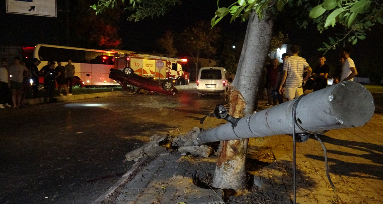 Kontrolden çıkan Tofaş, takla atarak durabildi: 1 yaralı