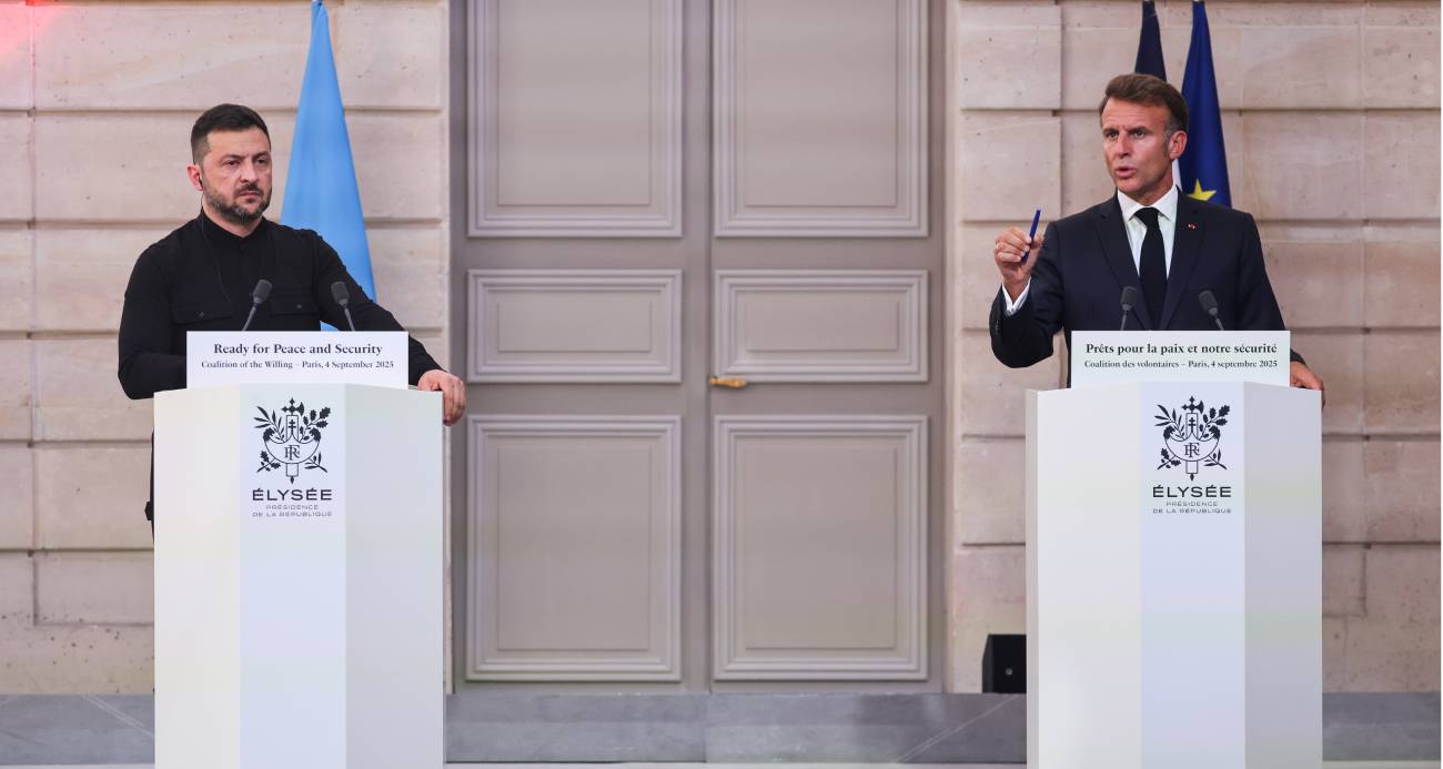 Macron: "Ukrayna'ya asker göndermek için resmen taahhütte bulunan 26 ülke var"