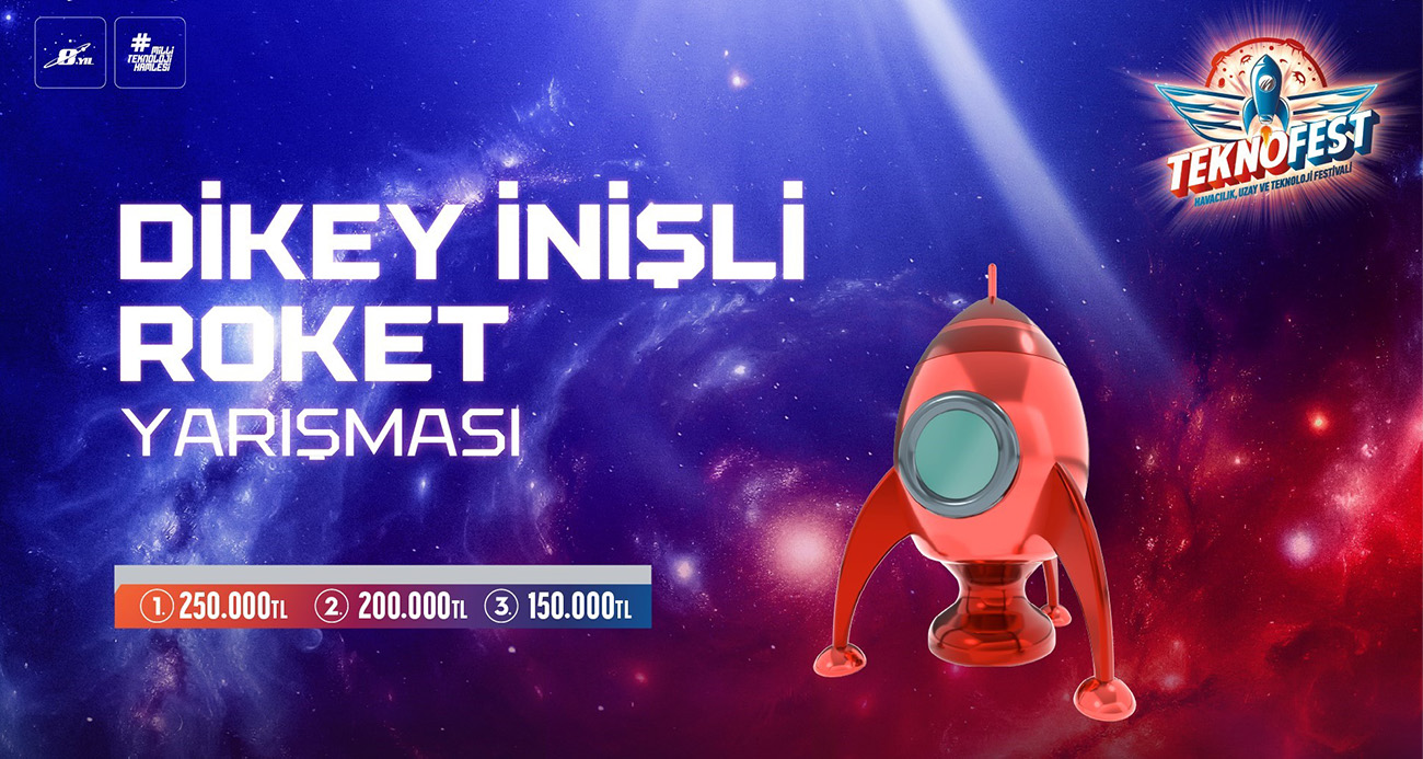 TEKNOFEST dikey inişli roket yarışması final heyecanı başladı