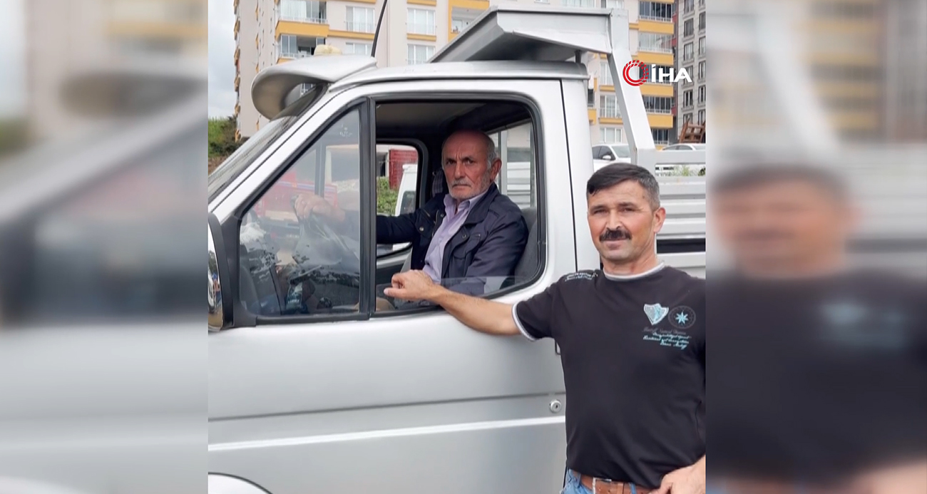 Kamyonetini 1 ton fındık karşılığında sattı