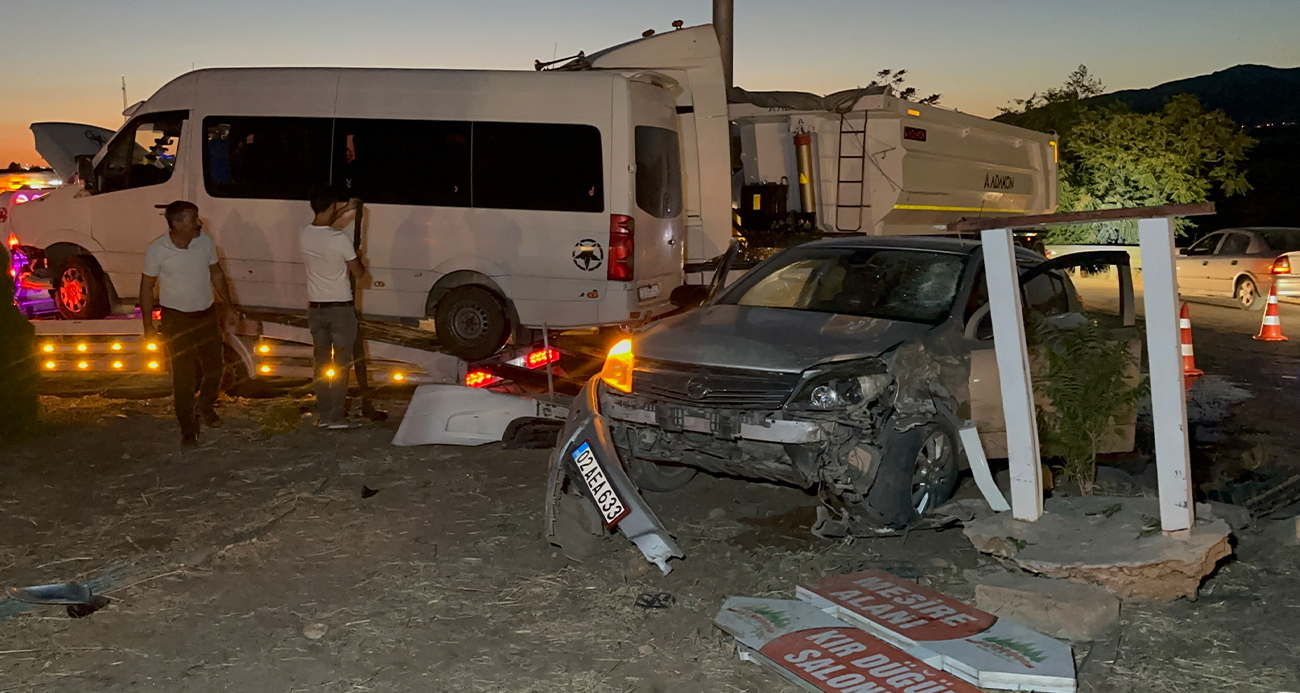 Adıyaman'da feci kaza!