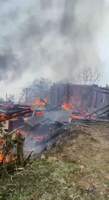 Artvin’de yangın paniği: 4 ev küle döndü