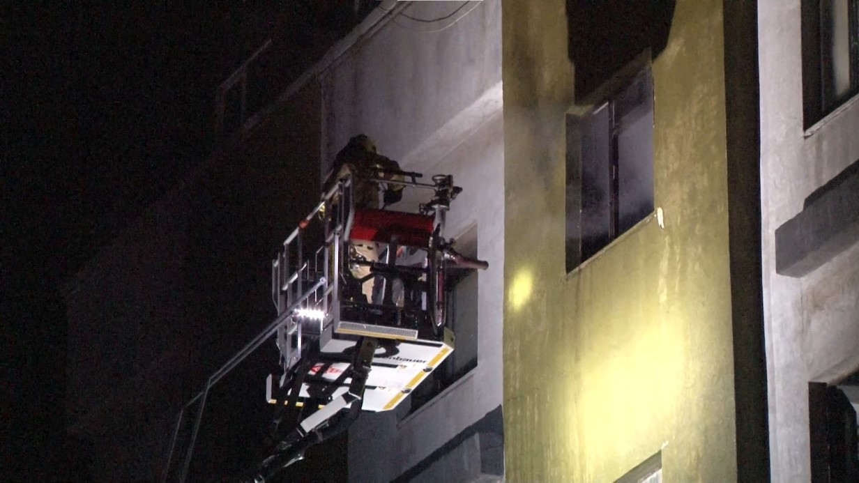 Tekstil atölyesinde yangın paniği