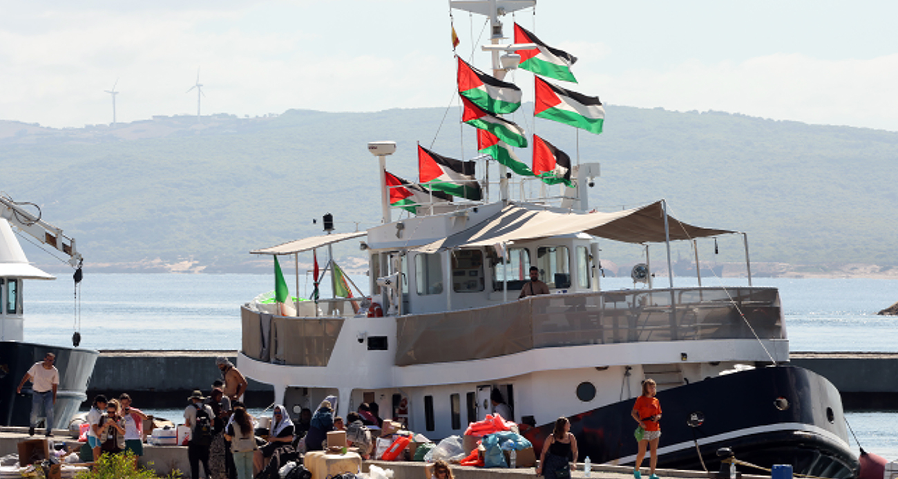 Küresel Sumud Filosu’na ait ilk gemi, Tunus'tan Gazze’ye yola çıktı