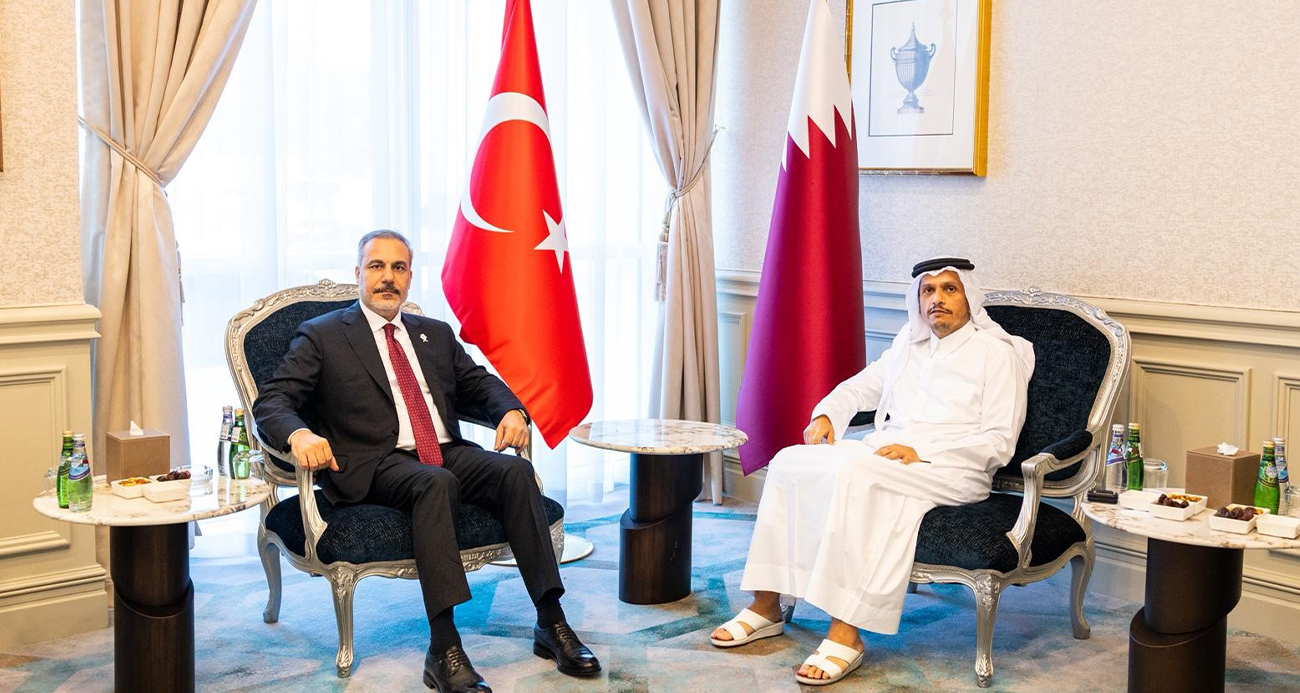 Dışişleri Bakanı Fidan, Katar Başbakanı ve Dışişleri Bakanı Al-Thani ile görüştü