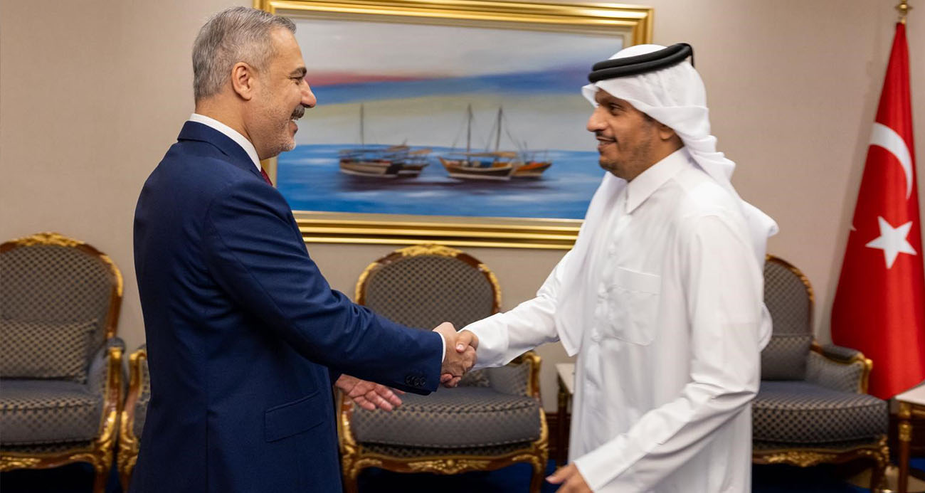 Dışişleri Bakanı Fidan, Katar Başbakanı Al-Thani ile görüştü
