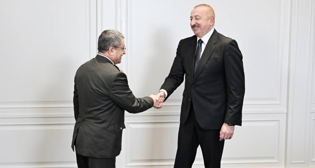 Azerbaycan Cumhurbaşkanı Aliyev, Genelkurmay Başkanı Bayraktaroğlu'nu kabul etti
