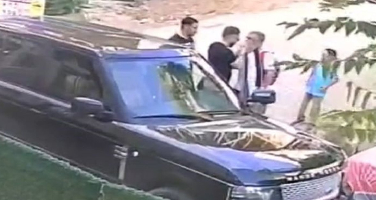 Babaya tokat atan maganda yakalandı