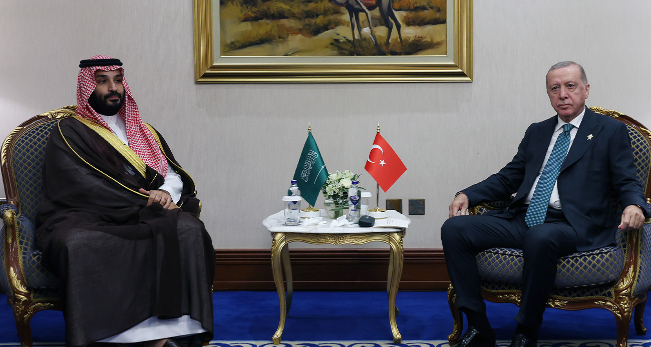 Cumhurbaşkanı Erdoğan, Suudi Arabistan Veliaht Prensi Selman ile görüştü