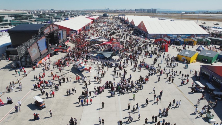 TEKNOFEST etkinlik alanı havadan görüntülendi