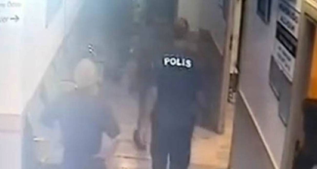 Mardin’de aile hekimine darp anı güvenlik kamerasında