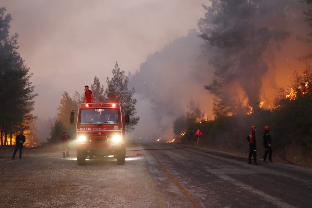 Köyceğiz yangınında 23 saat geride kaldı