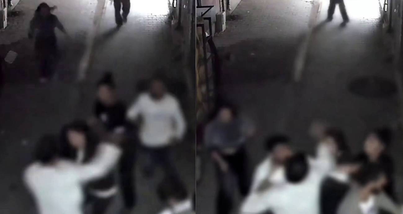 Döve döve bayılttılar, araya giren kızları da darbettiler