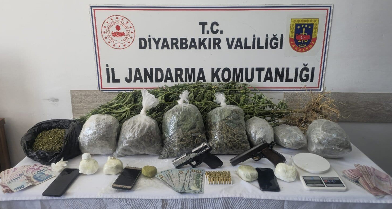 Diyarbakır’da 45 kilo esrar ele geçirildi