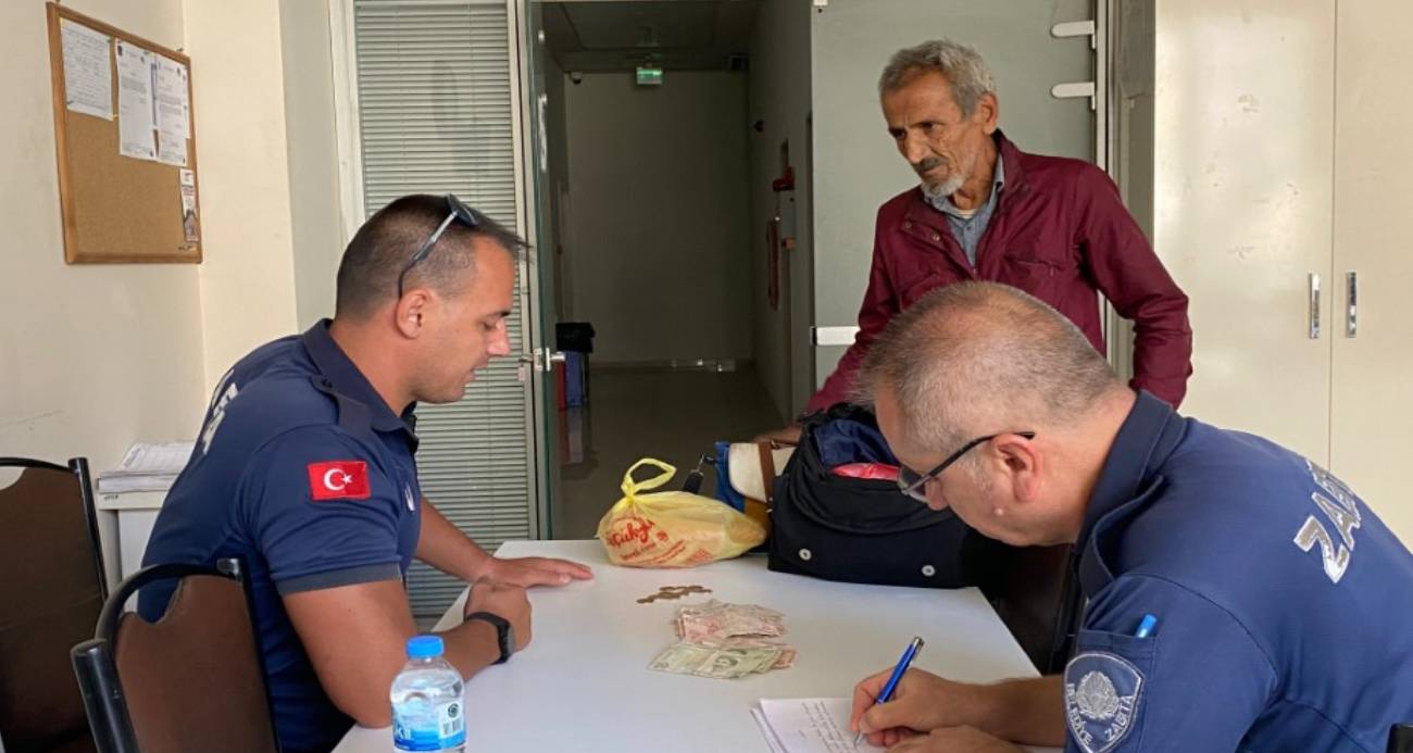 Yarım saate 270 lira toplayan dilenci, zabıtayı bile şaşırttı