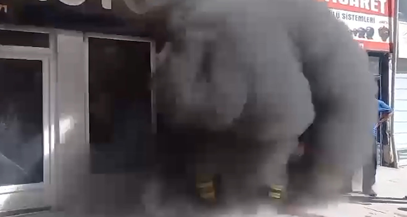 O anlar böyle görüntülendi!