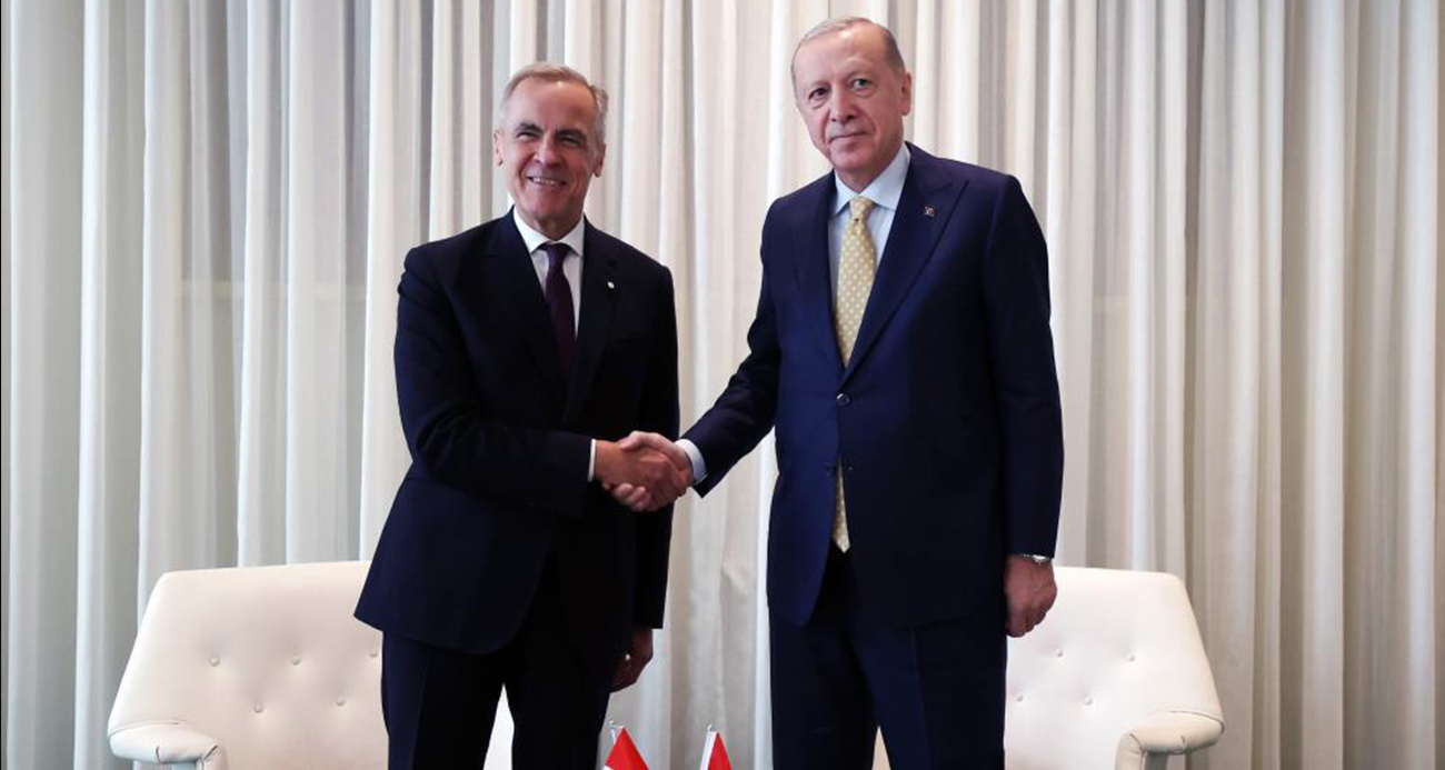 Cumhurbaşkanı Erdoğan, Kanada Başbakanı Carney'i kabul etti