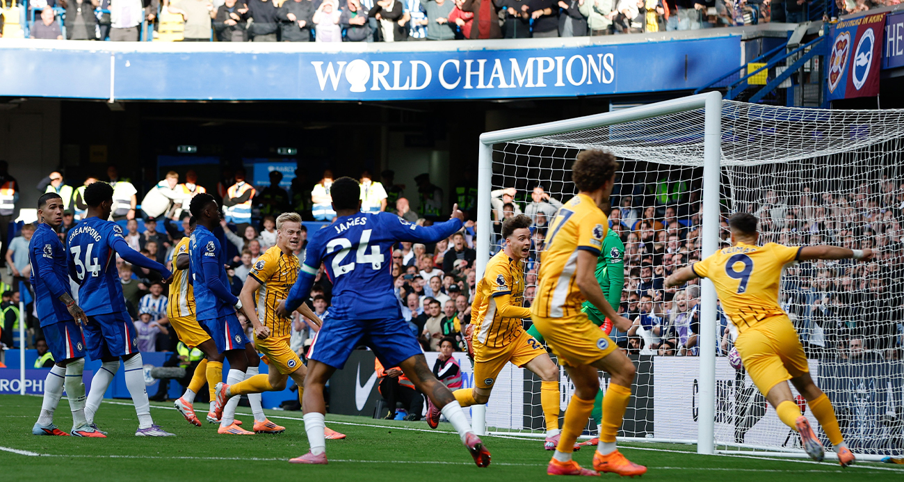 Brighton &amp; Hove Albion, Chelsea’yi deplasmanda yendi