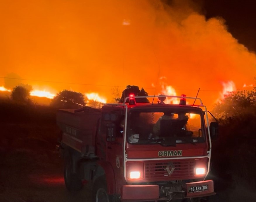 Bursa’daki orman yangını kontrol altına alındı