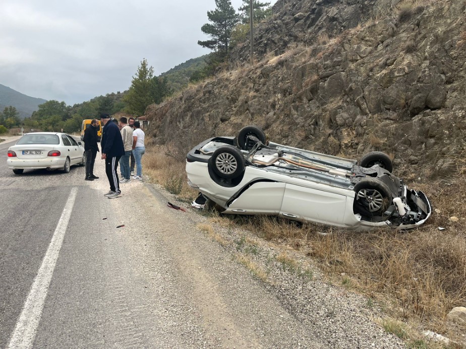 Nişanlısını görmeye giderken ölümden döndü