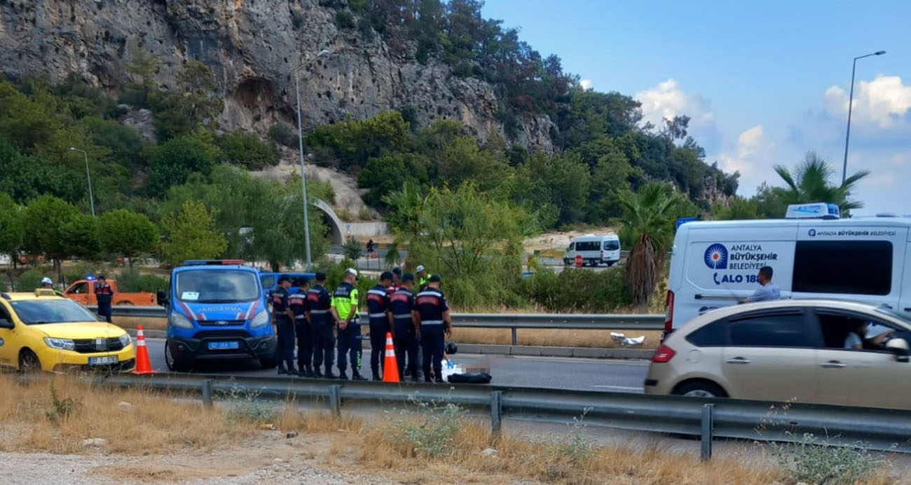 Antalya’da motosiklet kazası: 1 ölü