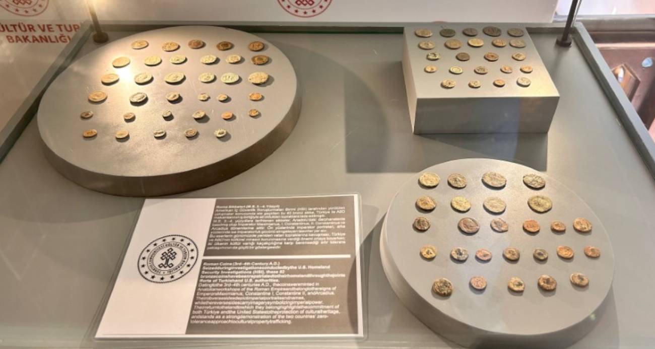 ABD 83 adet Roma Dönemi sikkesini Türkiye’ye iade etti