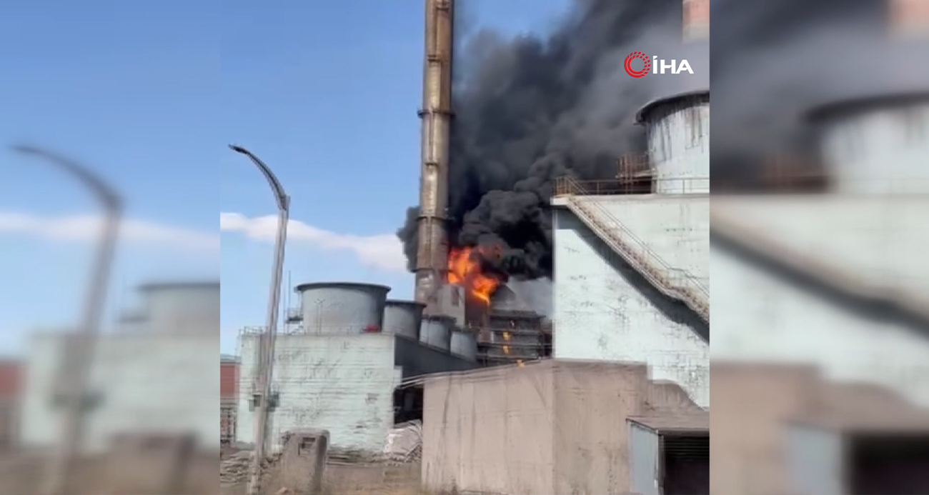 Termik santralde çıkan yangın kontrol altına alındı