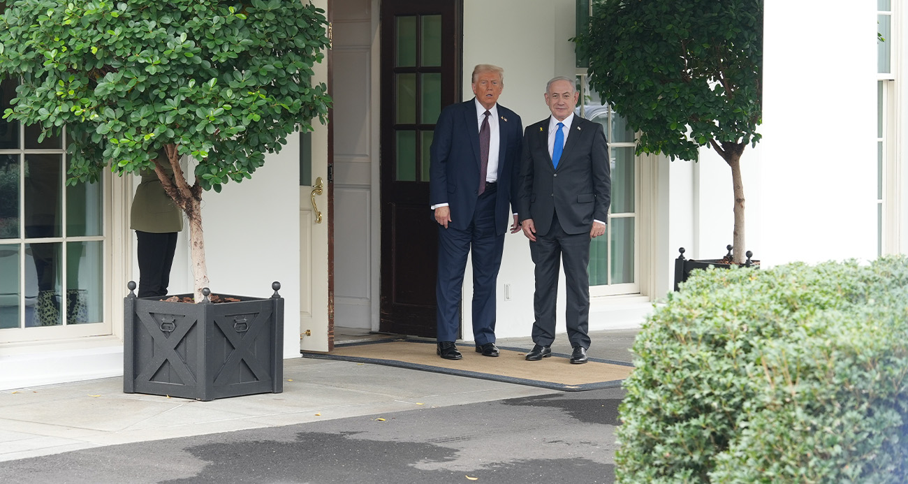 Trump ve Netanyahu Beyaz Saray'da bir araya geldi