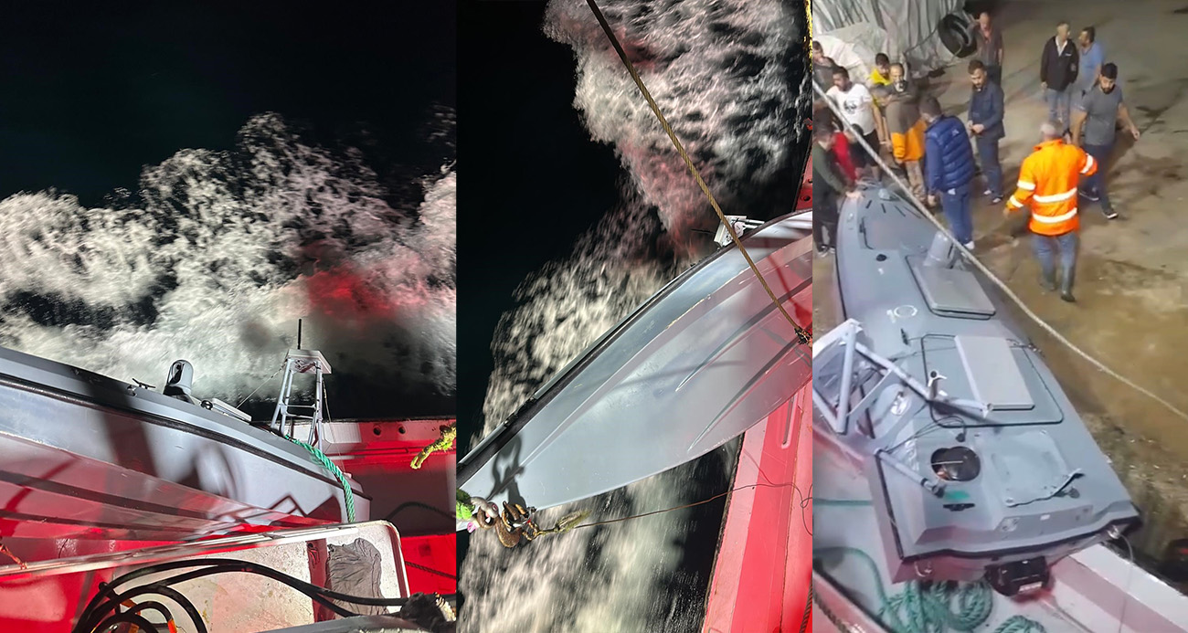 Hamsi avı için denize açıldılar, 300 kg patlayıcı ile dolu insansız deniz aracı ile döndüler