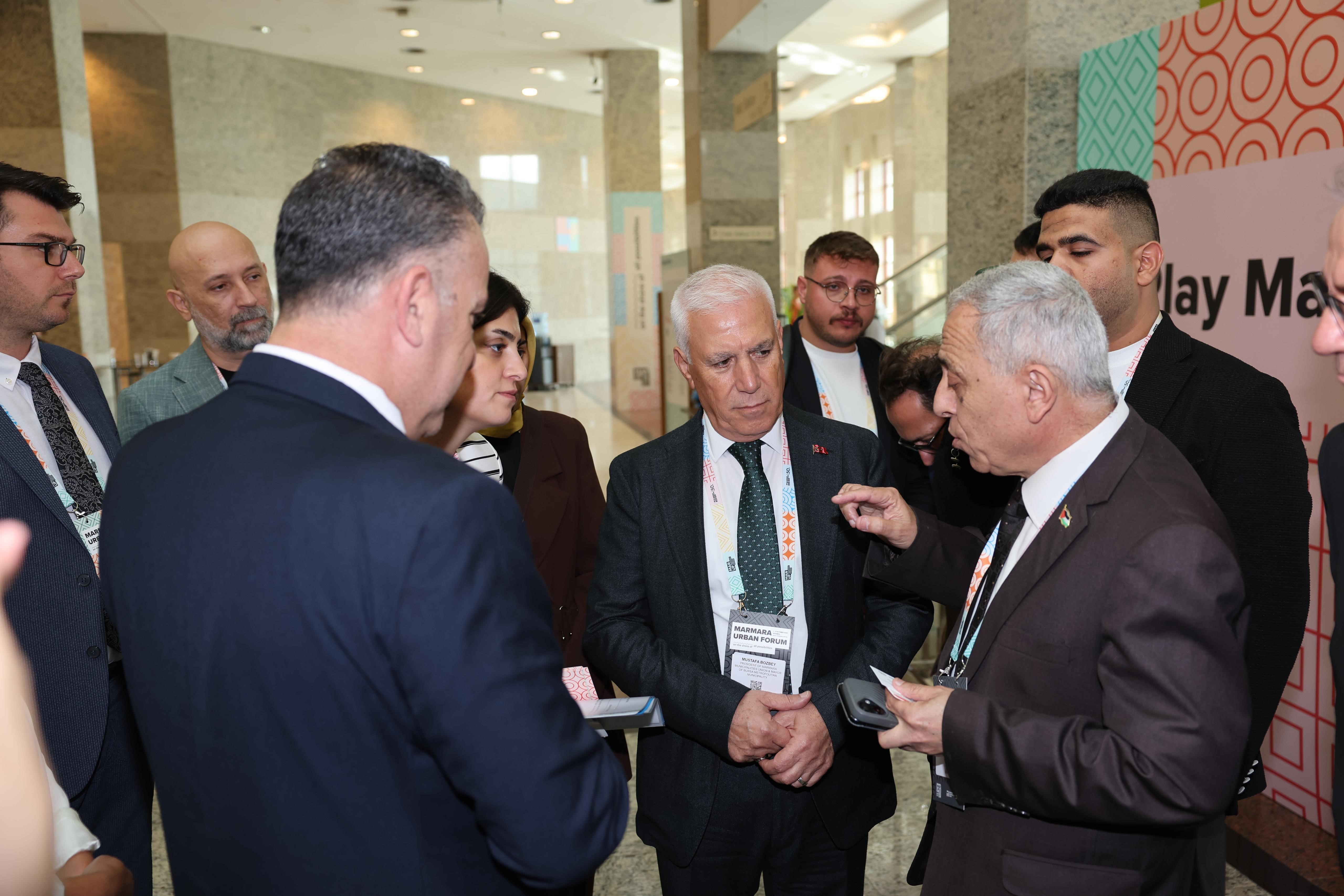 Filistin’in belediye başkanlarından Bozbey’e teşekkür