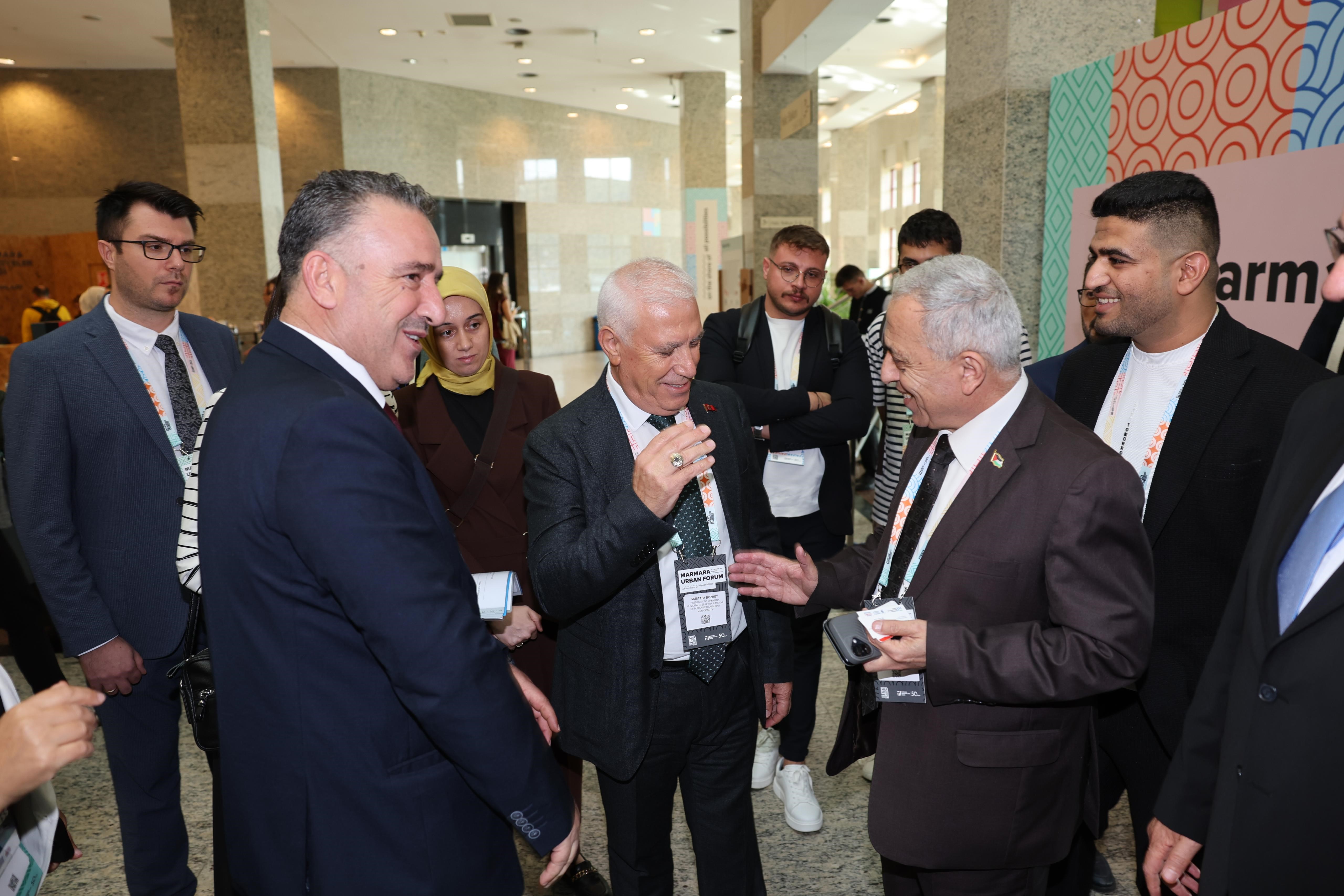 Filistin’in belediye başkanlarından Bozbey’e teşekkür