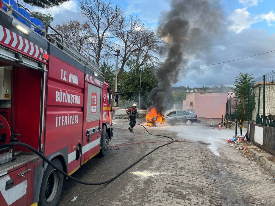 Aydın’da faciadan dönüldü: Sıvı oksijen tankı dolumu sırasında yangın çıktı