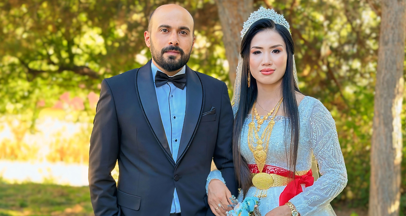 Vietnamlı kadın Müslüman olduktan sonra Yüksekova'da dünya evine girdi