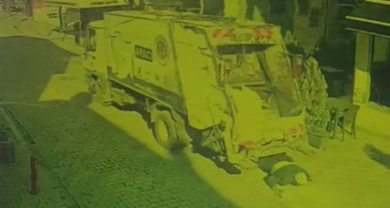 Yaşlı adamın kamyonun altında kalarak öldüğü kaza: Güvenlik kamerası görüntüleri ortaya çıktı