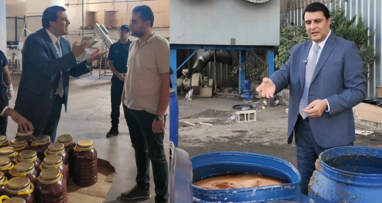 Gaziantep’te gıda fabrikası denetimlerinde şoke eden görüntüler: Belediye başkanı çileden çıktı
