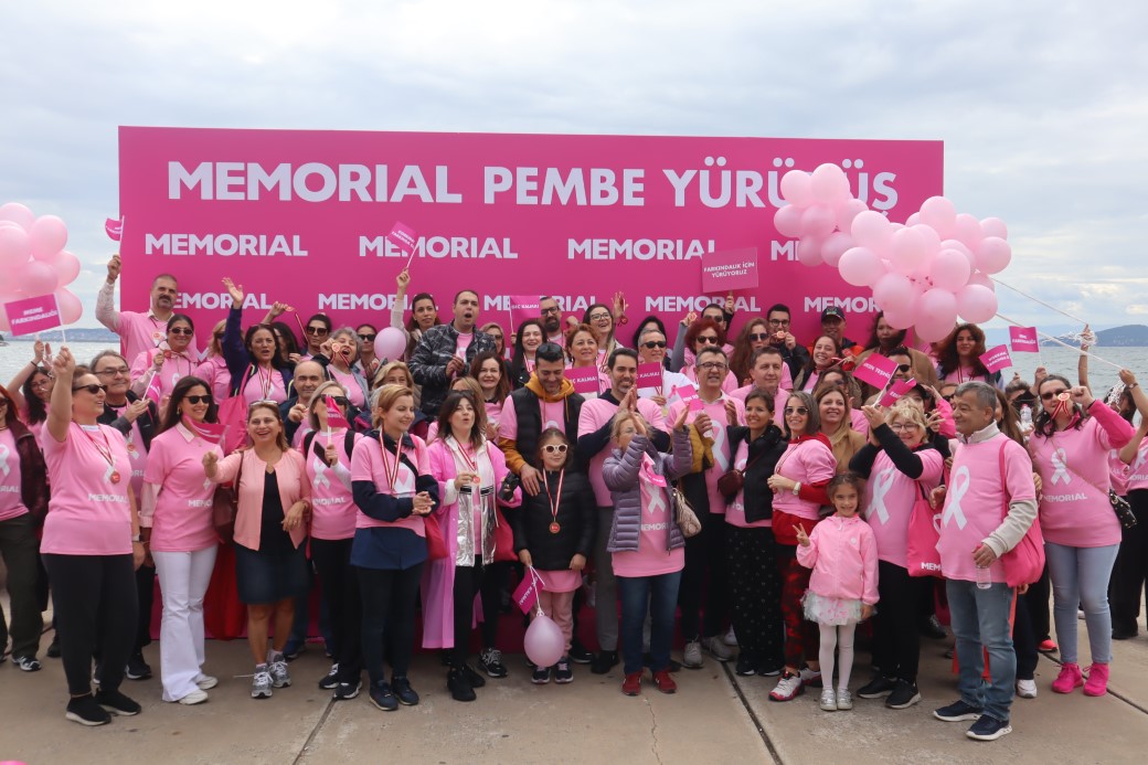 Memorial’dan meme kanseri farkındalığı için Pembe Yürüyüş: 