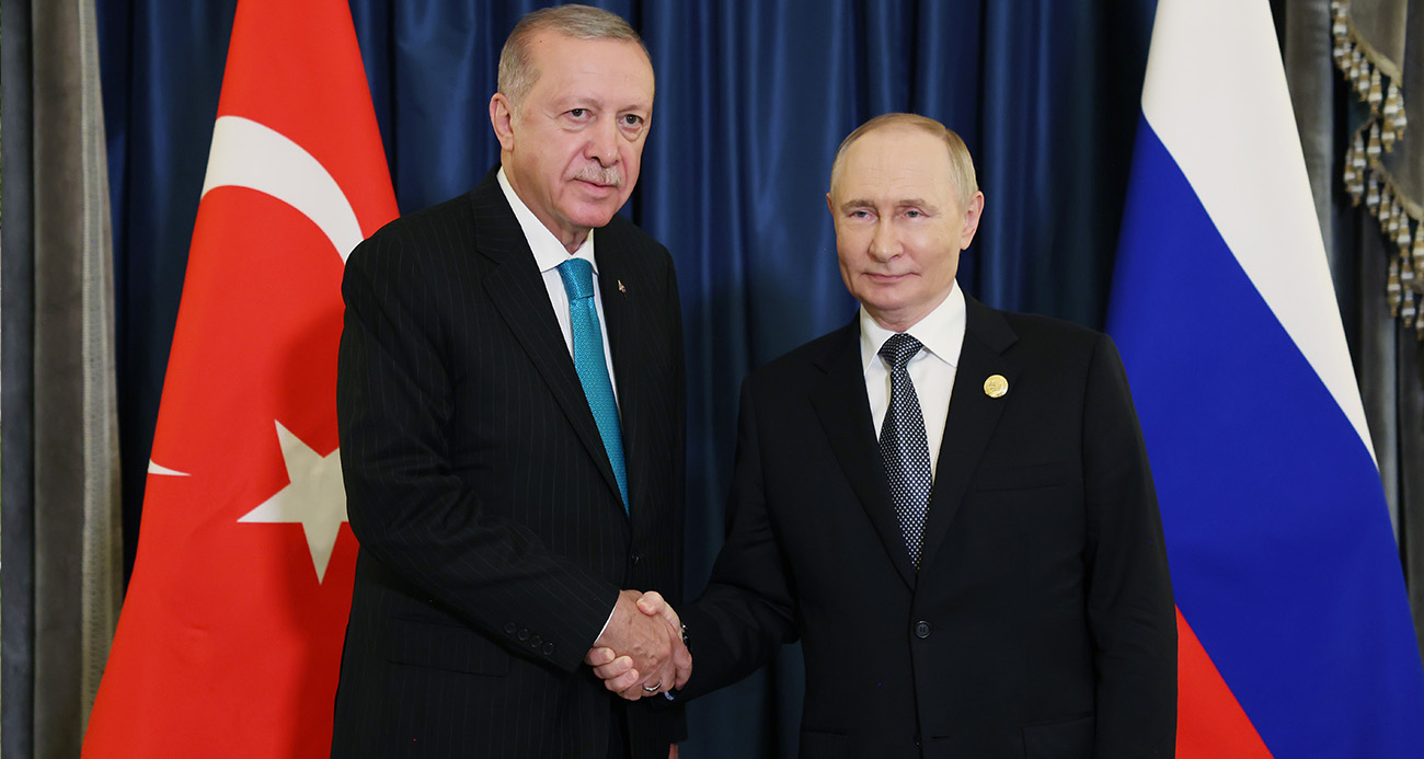 Cumhurbaşkanı Erdoğan, Rusya Devlet Başkanı Putin ile görüştü
