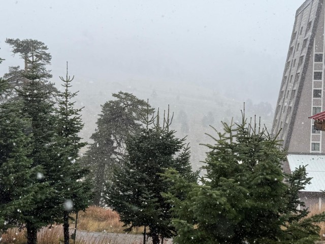 Bolu’da mevsimin ilk karı yağdı