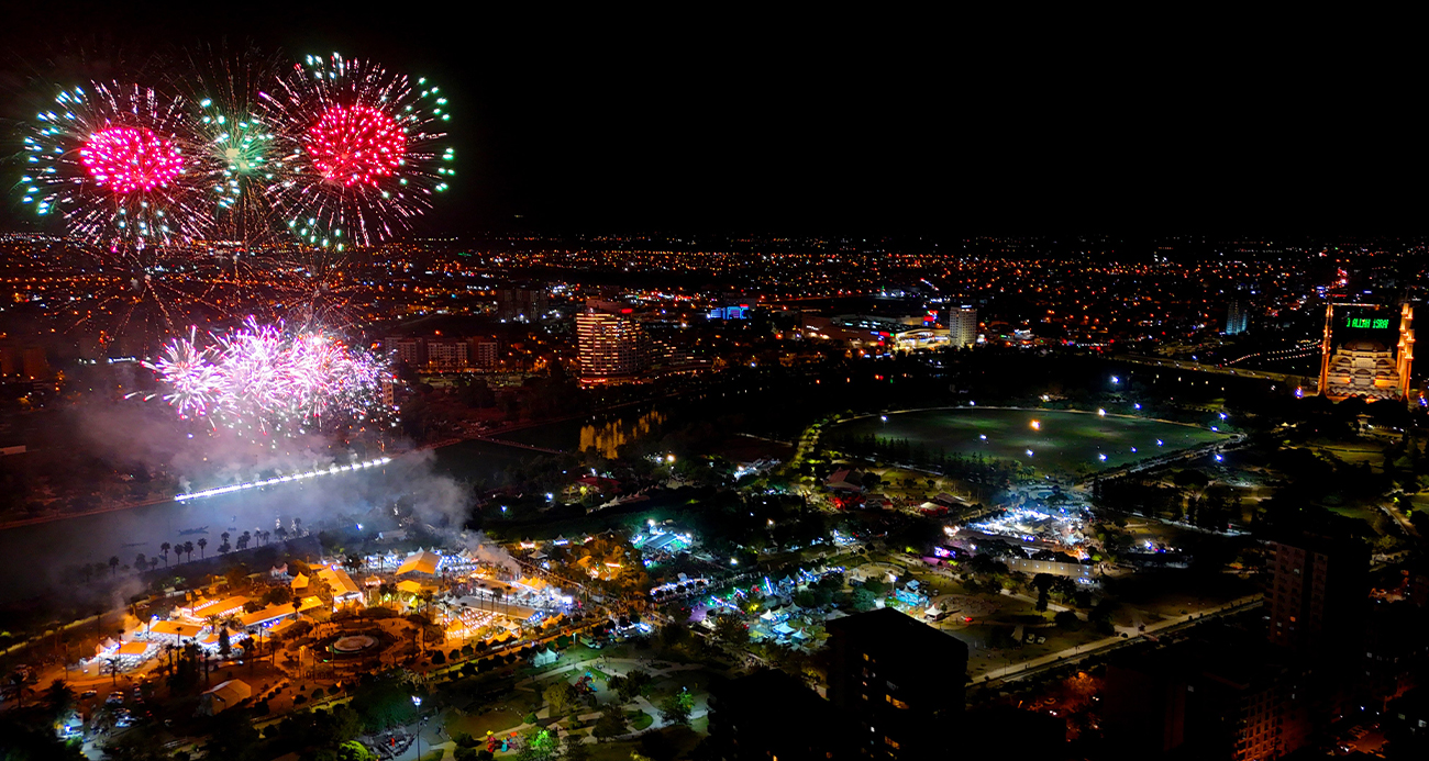Havadan görüntülendi!