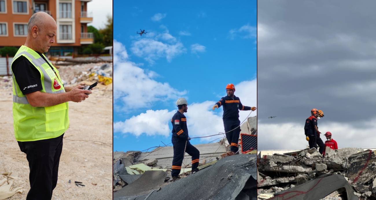 Türkiye’de ve dünyada bir ilk...Gönüllü droncular hayat kurtarmak için havada