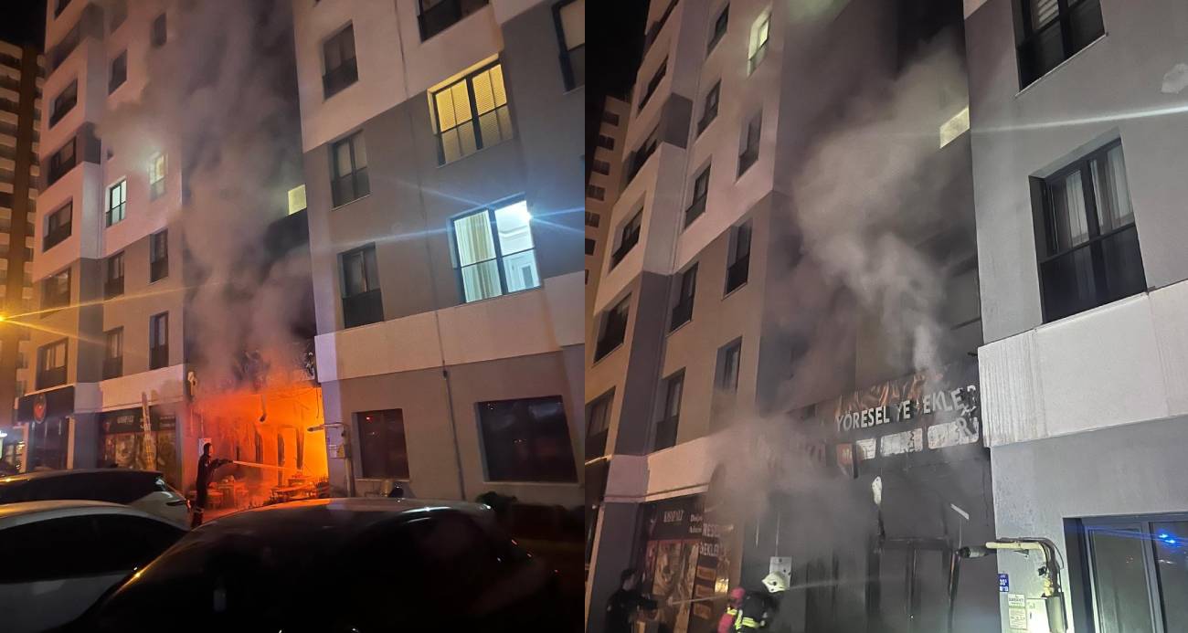 Restoranda çıkan yangın korkuttu